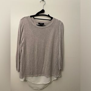 Verve : sweater, with sheer tank lining